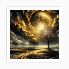 Spiral In The Sky Art Print