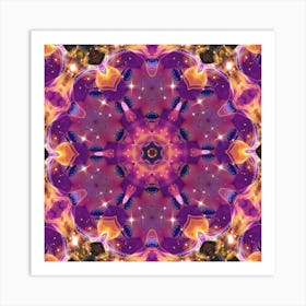 Purple Mandala Art Print