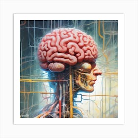 Brains And Wires Art Print