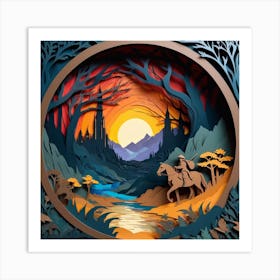 Lord Of The Rings 3 Art Print