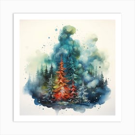 Whimsical Watercolor Wonderland Art Print