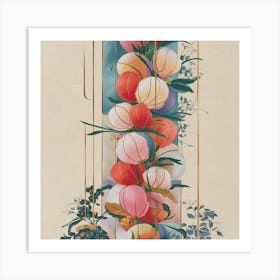 Asian Lanterns Art Print