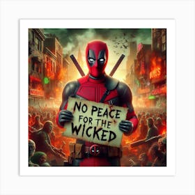 Deadpool No Peace For The Wicked Póster