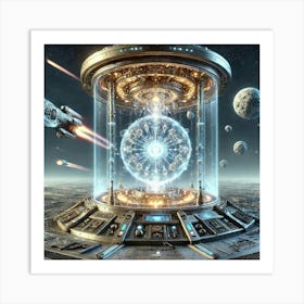 Converted Quantum Time Lock Device Art Print