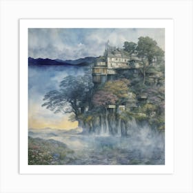 Castle On A Hill Art Print