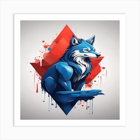 Fox Art 1 Art Print