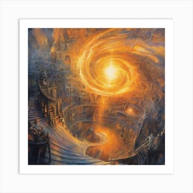 City Of Fire Art Print