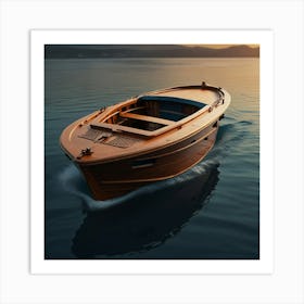 Default Create Unique Design Of Boat 3 Art Print