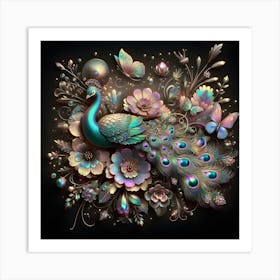 Peacock 23 Art Print