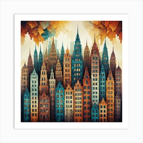 Cityscape 4 Art Print