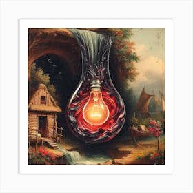 Lightbulb 4 Art Print