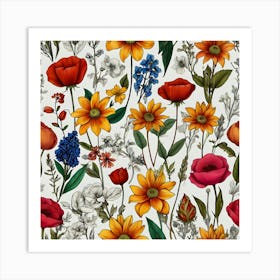 Wildflowers 24 Art Print