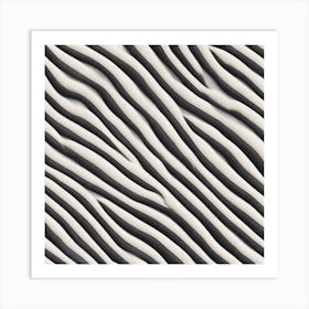 Zebra Stripes 2 Art Print