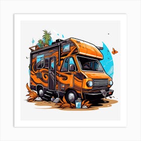 Rv Camper 3 Art Print