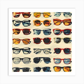 Ray Ban Sunglasses Art Print