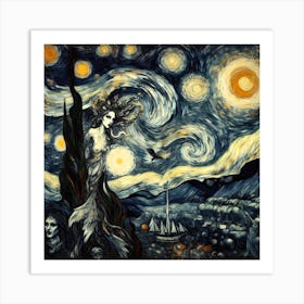 Starry Night 10 Art Print