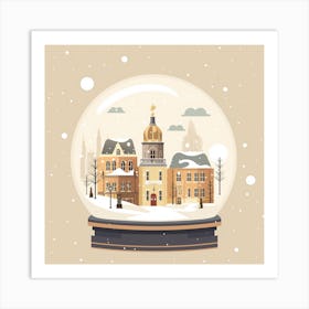 Nottingham United Kingdom 2 Snowglobe Art Print