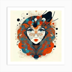 Portrait Of A Woman 2 Art Print