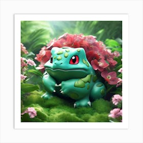 Pokemon Frog Art Print