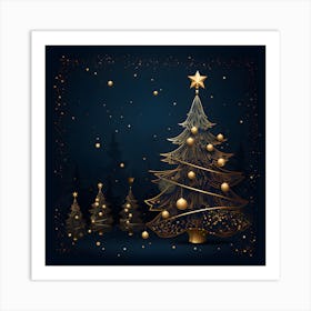 Elegant Christmas Design Series067 Art Print