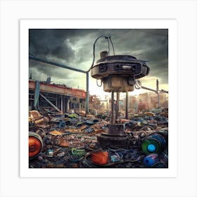 Apocalypse scrap Art Print