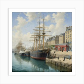 La Capitainerie Le Havre Art Print 2 Art Print