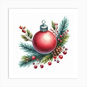 Christmas Ornament 1 Art Print