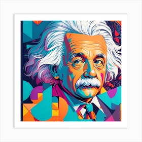 Albert Einstein Art Print