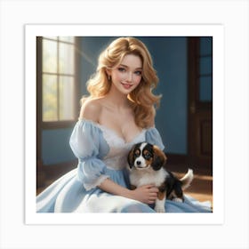 Cinderella 123 Art Print