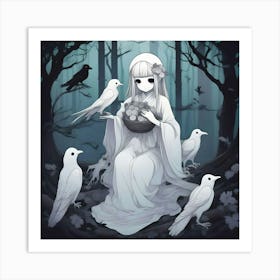 Manga Crows Art Print