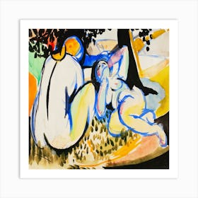 Two Nudes 1 Art Print