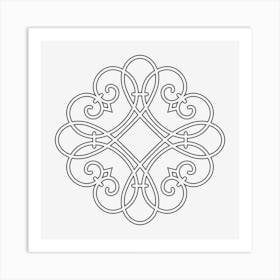 Iron Mandala 07 Art Print