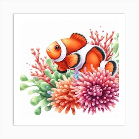 Clownfish 1 Art Print