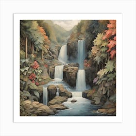 Waterfall 1 Art Print