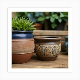 Default Create Unique Design Of Antique Pots 2 Art Print