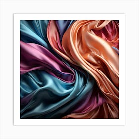 Silk Fabric Background art print Art Print