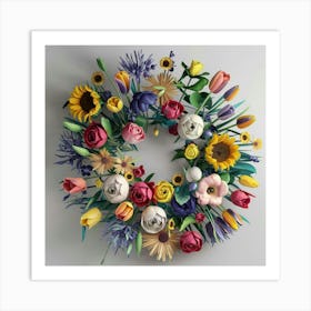 A Stunning Contemporary Floral Wall Art Featuring Pii5fwptmeaijdlftc87g Omq Ihayrncbbd6l4w4weq Art Print