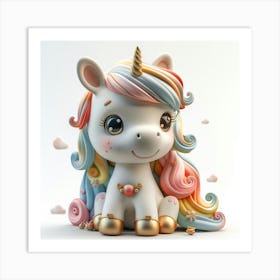 Unicorn 351 Art Print