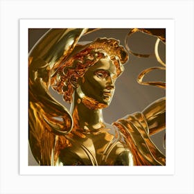 Golden Goddess 1 Art Print