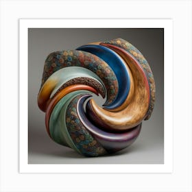 Spiral Sculpture 1 Art Print