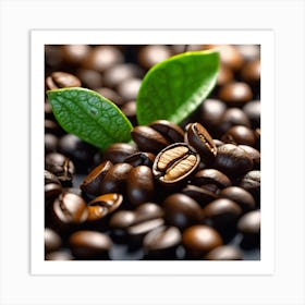 Coffee Beans 121 Art Print