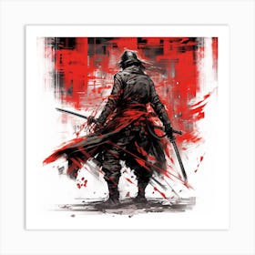 Samurai Warrior 5 Art Print