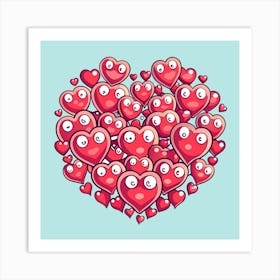 Heart Of Hearts Art Print