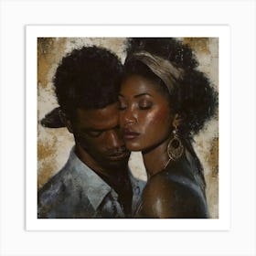 Echantedeasel 93450 African American Black Love Stylize 995 7e04b5da 7db2 4591 8618 Bdd12c201277 Art Print