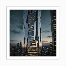 London Skyscraper 1 Art Print