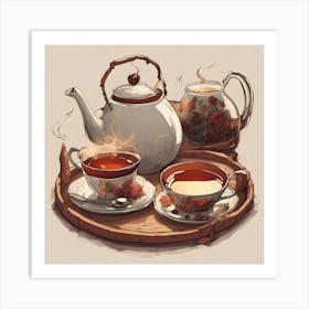 Tea Art 32 Art Print