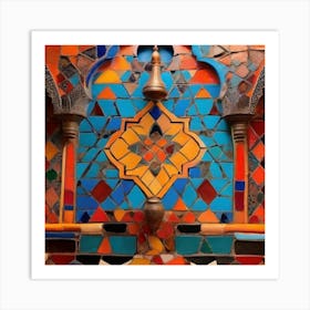 Tile Mosaic Wall Art Print