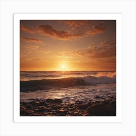 Sunset To Love Art Print