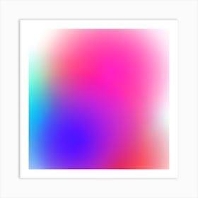 Abstract Colorful Background 20 Art Print