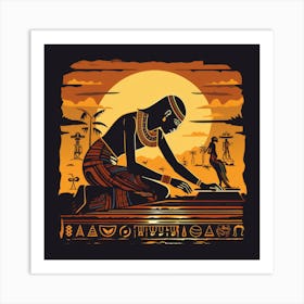 Egyptian Woman Art Print